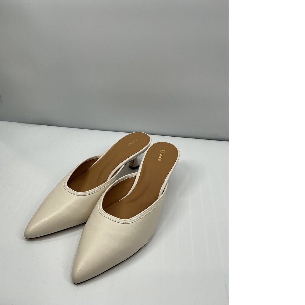 Italian Leather 55mm Kitten Heel Mule